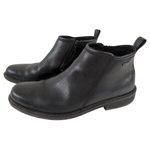 Ecco Holton Chelsea Boot Mens 43 9 9.5 US Black Leather Gore Tex Plain Toe